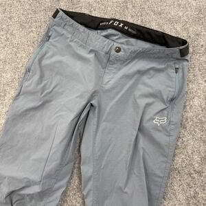 Fox Ranger Mountain Bike Cycling Pants Men's Medium Gray Zip Pockets